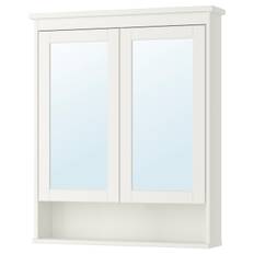 IKEA - HEMNES spejlskab med 2 låger, hvid, 83x16x98 cm