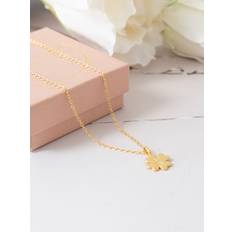 Friihof+Siig Golden Clover Luck halskæde forgyldt - | Modetøj til kvinder hos Online-mode