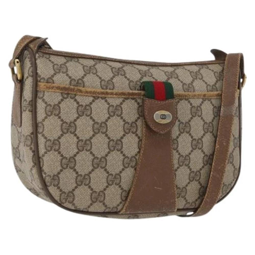 Gucci Vintage Pre-owned Plastic Crossbody Taske - Vintage - Dame - Beige - ONE SIZE -
