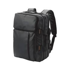 ELECOM Business Bag 3WAY Two Air Chambers Compatible with inch PC Water Repellent Carry Holder Included Black (Rucksack/Handbag/Shoulder) 15.6