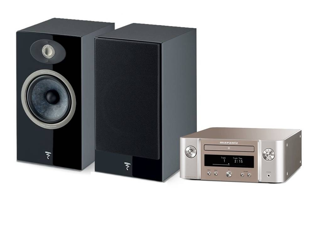 Marantz M-CR612 med Focal Theva No1 - Silver med HG Sort