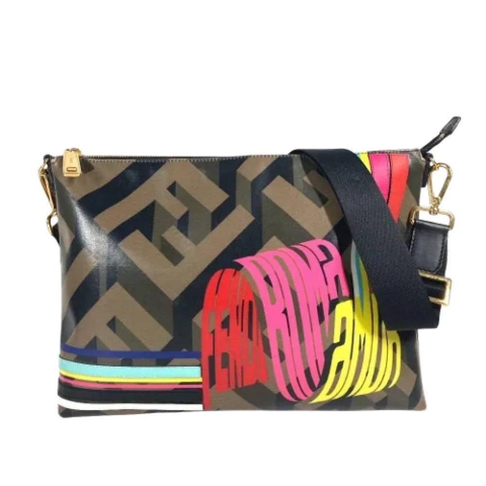 Fendi Vintage Pre-owned Stof fendi-tasker - Vintage - Dame - Brun - ONE SIZE -