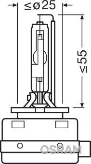 OSRAM D8S XENARC ORIGINAL (1 stk)