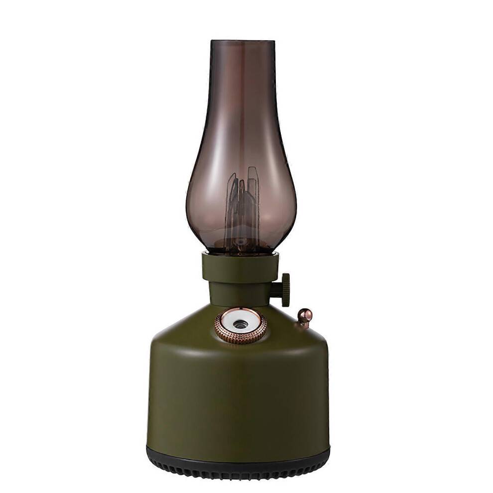 (Tropical Green) Retro Style Wireless Humidifier Quiet Operation Airs Humidifier for Bedrooms Desks
