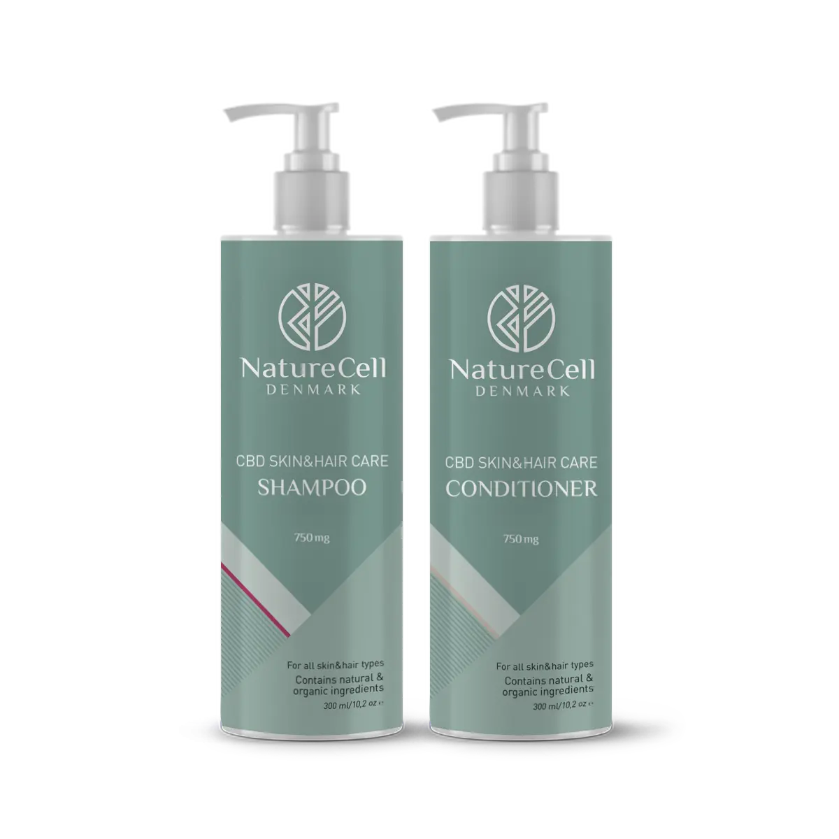 Komplet Hårpleje | Indhold: Shampoo og Conditioner med CBD