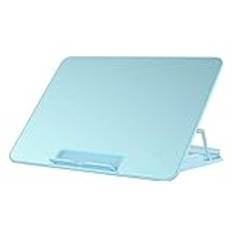 Laptop Kylplatta Laptop Kylare Bärbar Kylplatta 12"-17" Bärbar Kylbasplatta Fästdyna Mute Frånluftsfläkt Luftkyld Kylfläns Notebook Kylare(Blue)