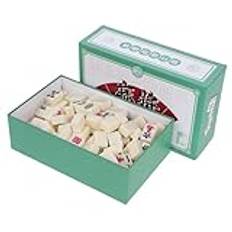 Abaodam 1 Box Mahjong Brädspel Traditionell Kinesisk Leksak Mahjong Resespel Prop Mahjong Game Mini Majong Bordsset Dorm Essentials