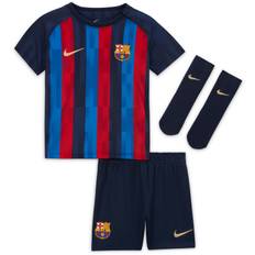 Nike - FC Barcelona 22/23 hjemmebanesæt - 24-36  - Blå