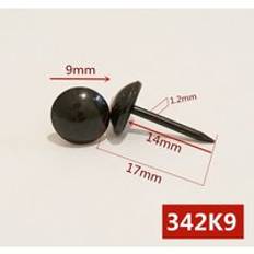 100 st/lot klädsel spik vin smycken kista trälåda fodral möbel soffa sko dörr dekorativ stift stift knäppstift hobnail - 342 k 9