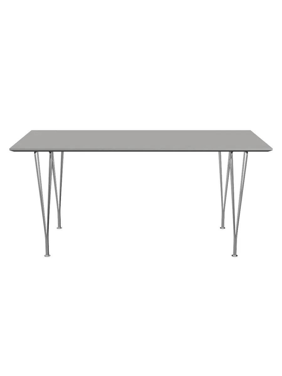 Piet Hein B638 spisebord, 160 x 80 cm fra Fritz Hansen Grey Efeso m. alukant (specialfarve) - Jacobsen Plus