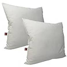 POWER INN – Innerkudde set om 2 | Tvättbar soffkudde | Soffkudde | Bomullskudde | Oeko-Tex 100 fyllnadsvadd som stoppmaterial (bomull/polyester, 50 x 50 cm)