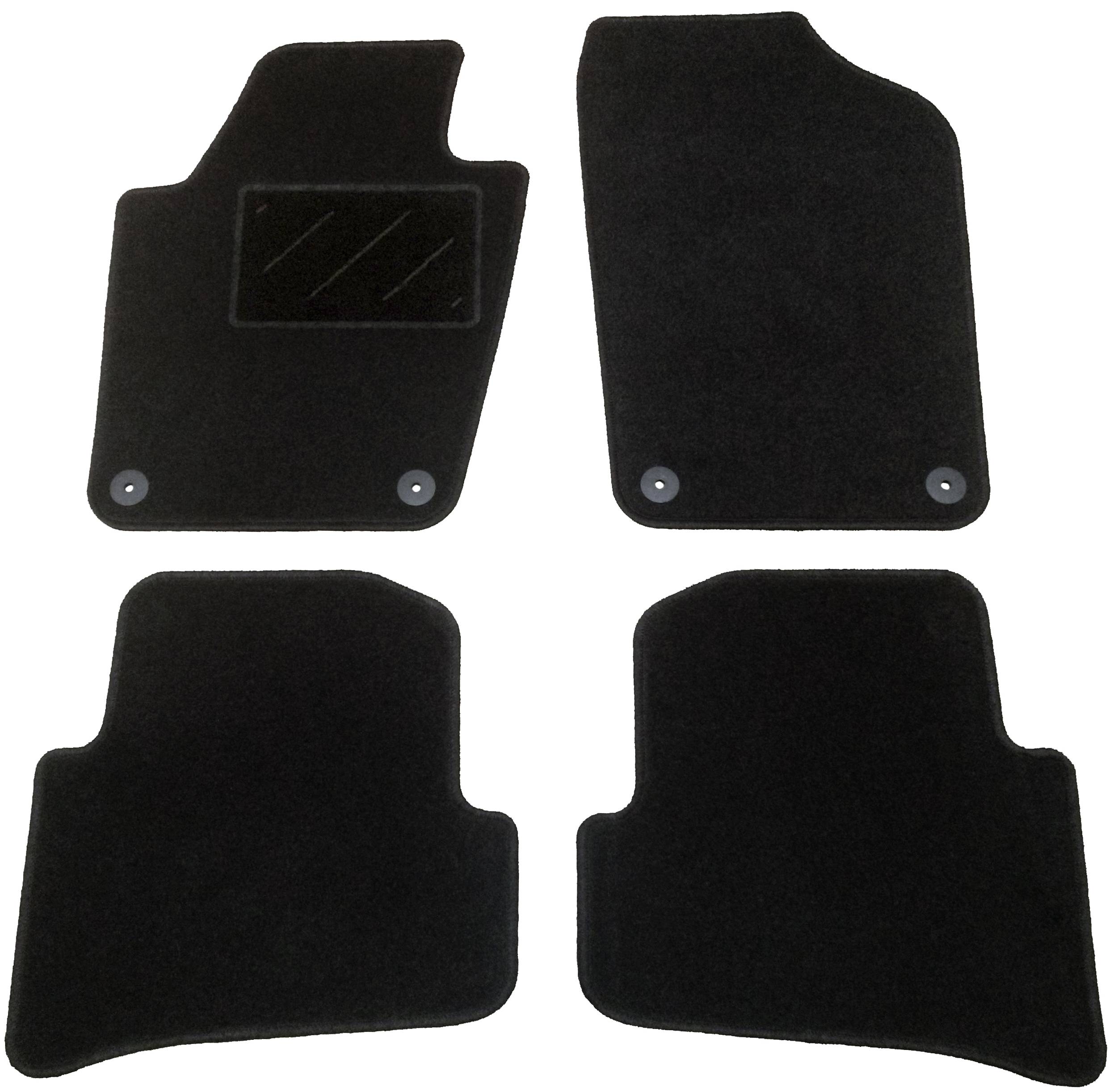 Bilmattor lampliga for VW Polo 6R 2010 4delade