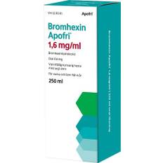 Bromhexin Apofri, oral lösning 1,6 mg/ml, 250 ml