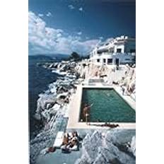 Slim Aarons Posters Vacker Poolside Wall Art Slim Aarons Prints Slim Aarons Målning Canvas Målning för heminredning Pictrue 50x70cm Ingen ram