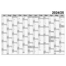 Studiekalender - A1 (60x80 cm) 2024/25