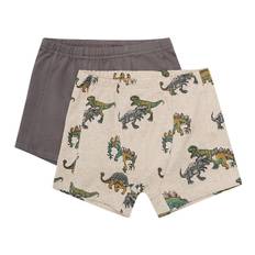 Minymo Boxershorts - 2-Pak - Beige Melange - Minymo - 8 år (128) - Boxershorts