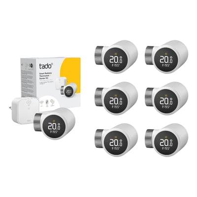 tado° X Smart Radiator Termostat, starter kit med 7 termostater