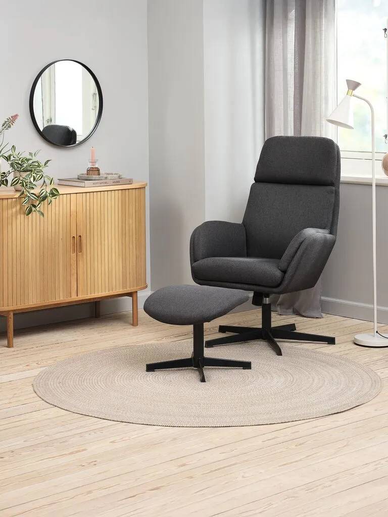 MASKROS Tæppe MASKROS Ø160 taupe/beige