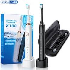 Sarmocare New Electric Rechargeable Automatic Sonic Toothbrush Water flosser Electric Toothbrush for Teeth Whitening