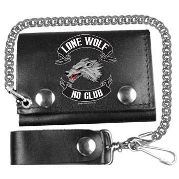 Plånbok Lone Wolf No Club 4 Med Kedja.