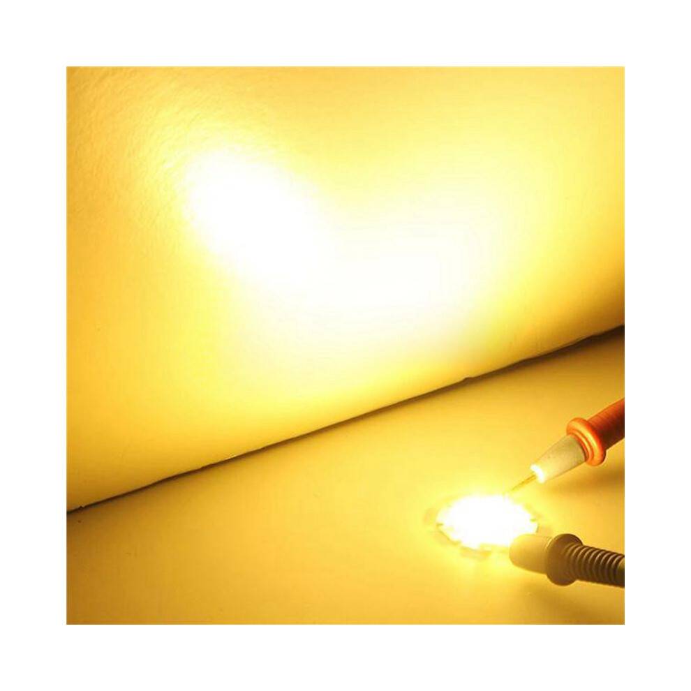 10X 3W COB High Power Super Bright Light Lamp Bead LED Chip Warm White Light