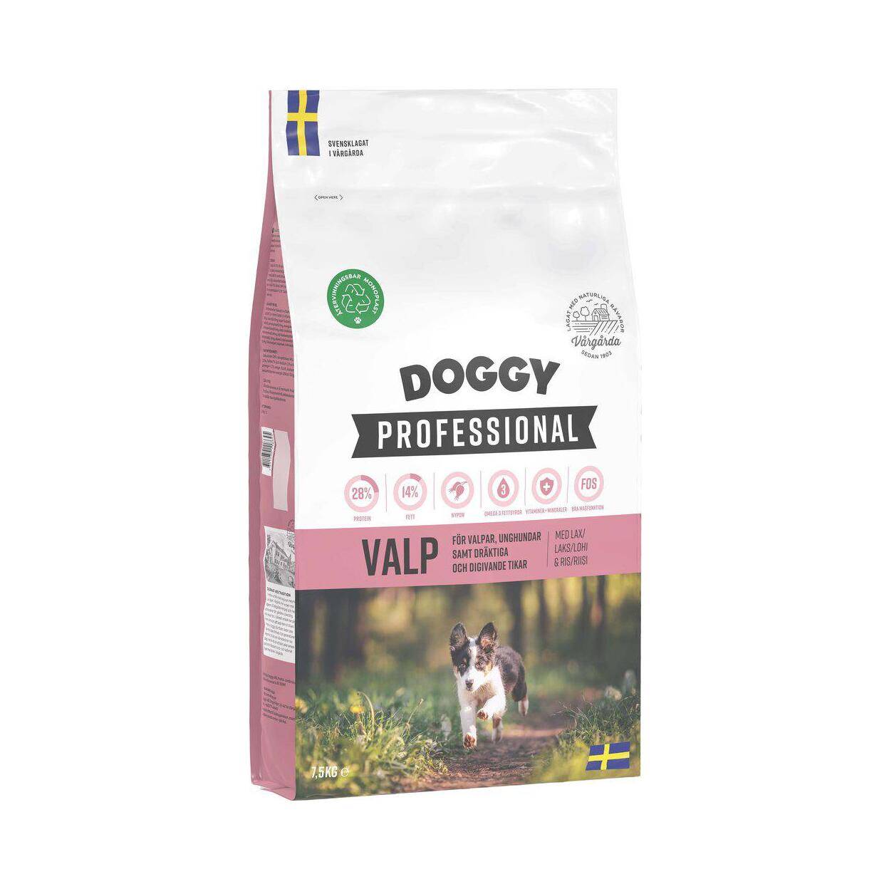 Doggy Professional Valp - 7.5 kg