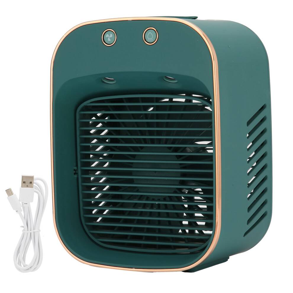 Luftkøler for stille komfort, miljøvenlig personlig køler med multidirektionel luftventil, bærbare mini lydløse ventilatorer til hjemmekontor, 5