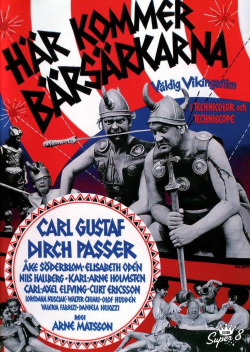 DVD - Här kommer bärsärkarna (Carl-Gustaf Lindstedt) (1965) - Ny DVD
