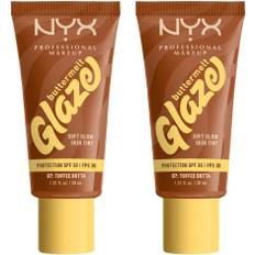 2st NYX Professional Makeup Buttermelt Glaze Skin Tint SPF30 Foundation 07 Toffee Butta - 30 ml