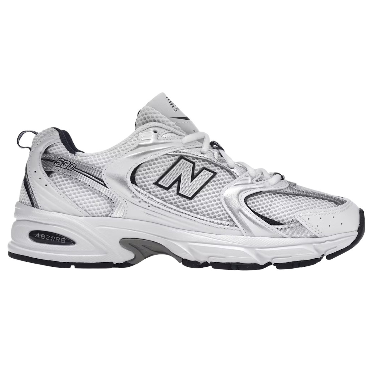 New Balance 530 White Silver Navy