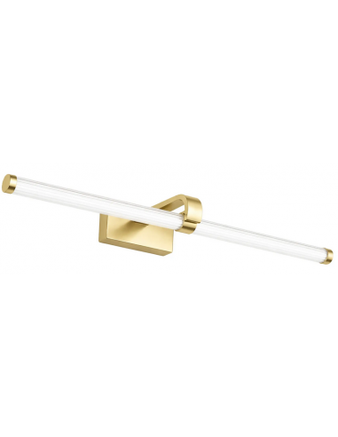 Badeværelseslampe i aluminium og kunststof B60 cm 13W LED - Guld
