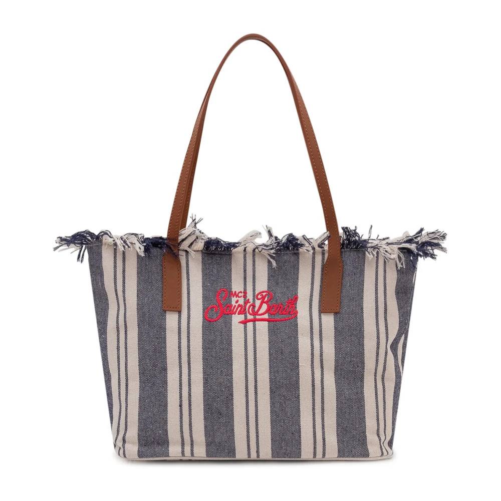 MC2 Saint Barth Stribet Stof Tote Bag - Tasker - Dame - Flerfarvet - ONE SIZE -