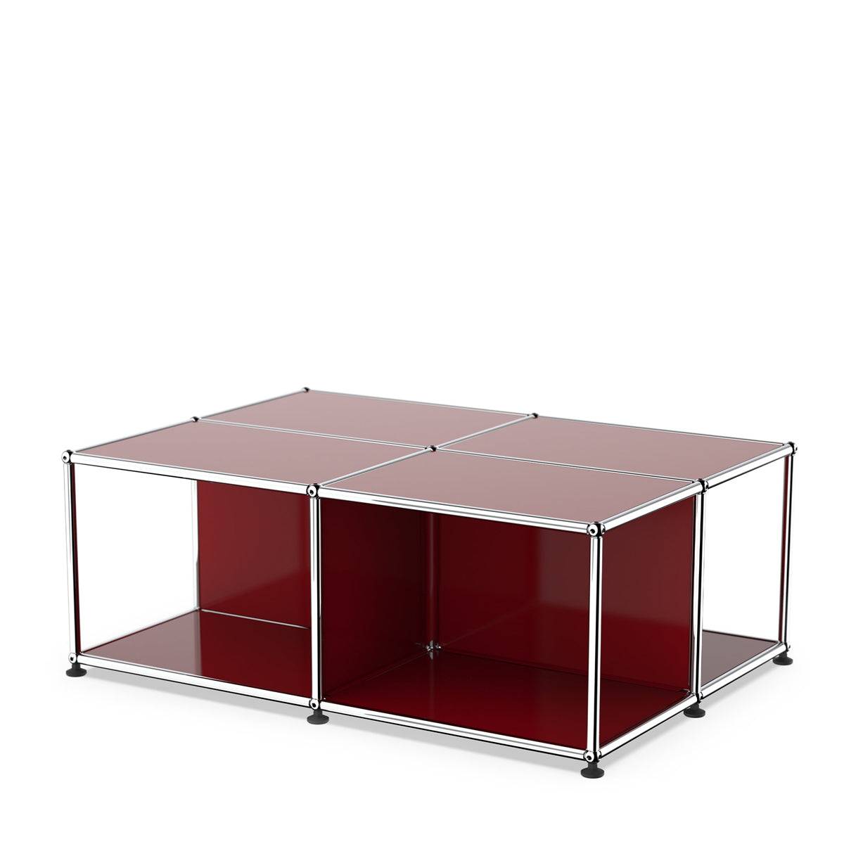 USM Haller Coffee Table - 103x73cm - USM ruby red.