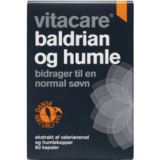 Vitacare Baldrian & Humle Kapsler - Vitacare - 60 stk - Kosttilskud