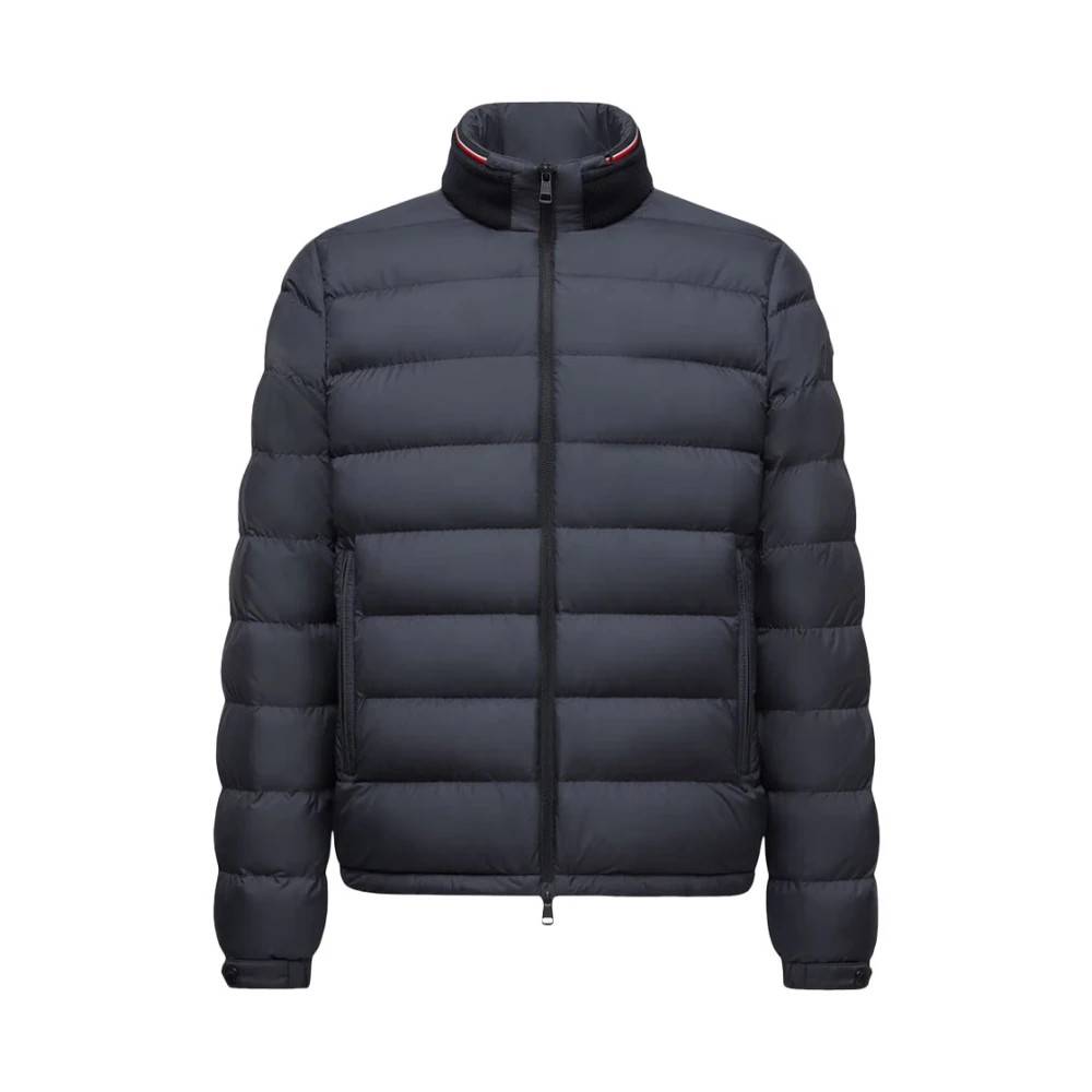 Moncler Kort Navy Dunjakke Airsoft - Jakker - Herre - Blå - 4XL - Uld