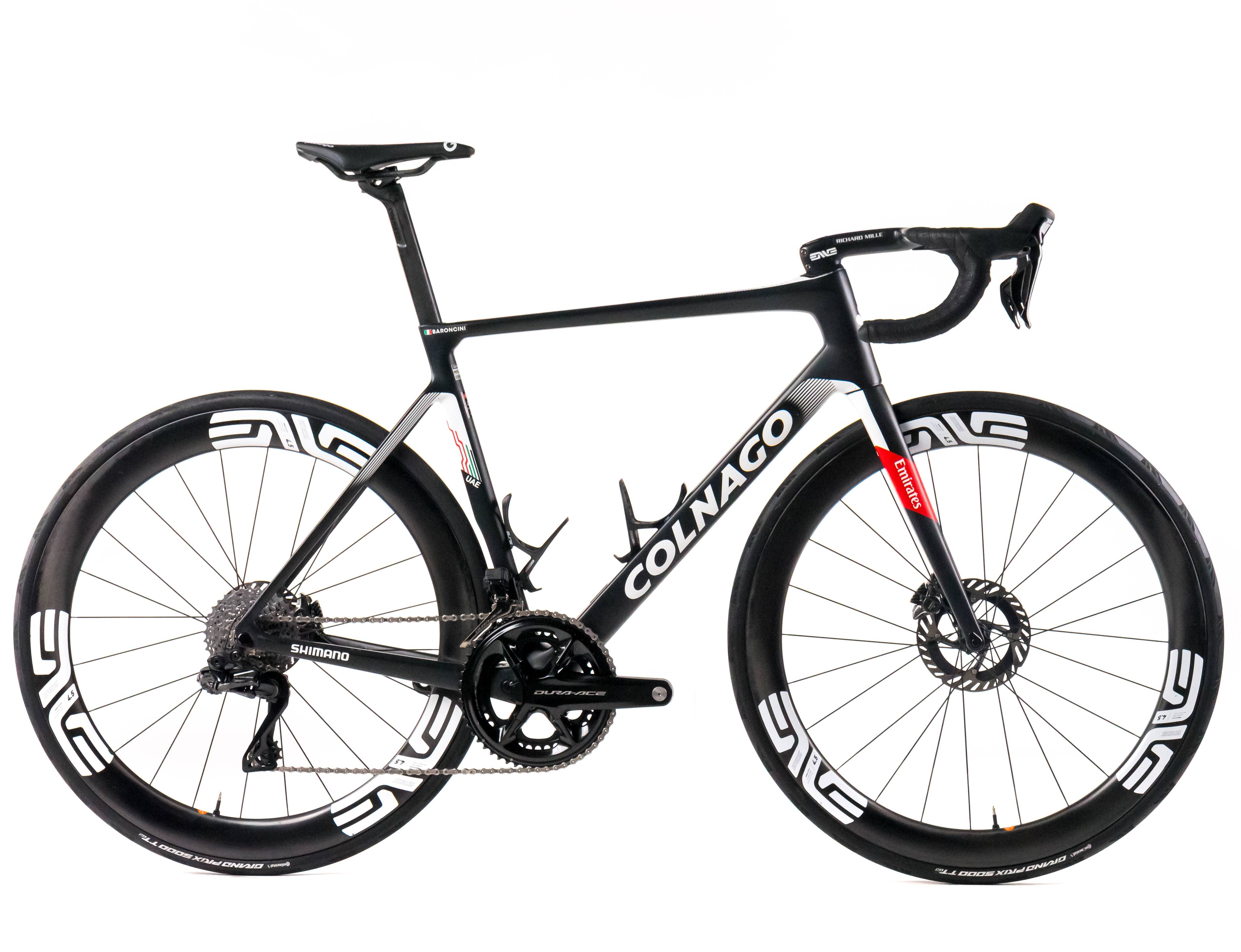 Colnago V4Rs 2024 Team UAE Team Emirates Baroncini size 530 Shimano Dura-Ace 2x12sp - Bikeroom / 530 / uae team