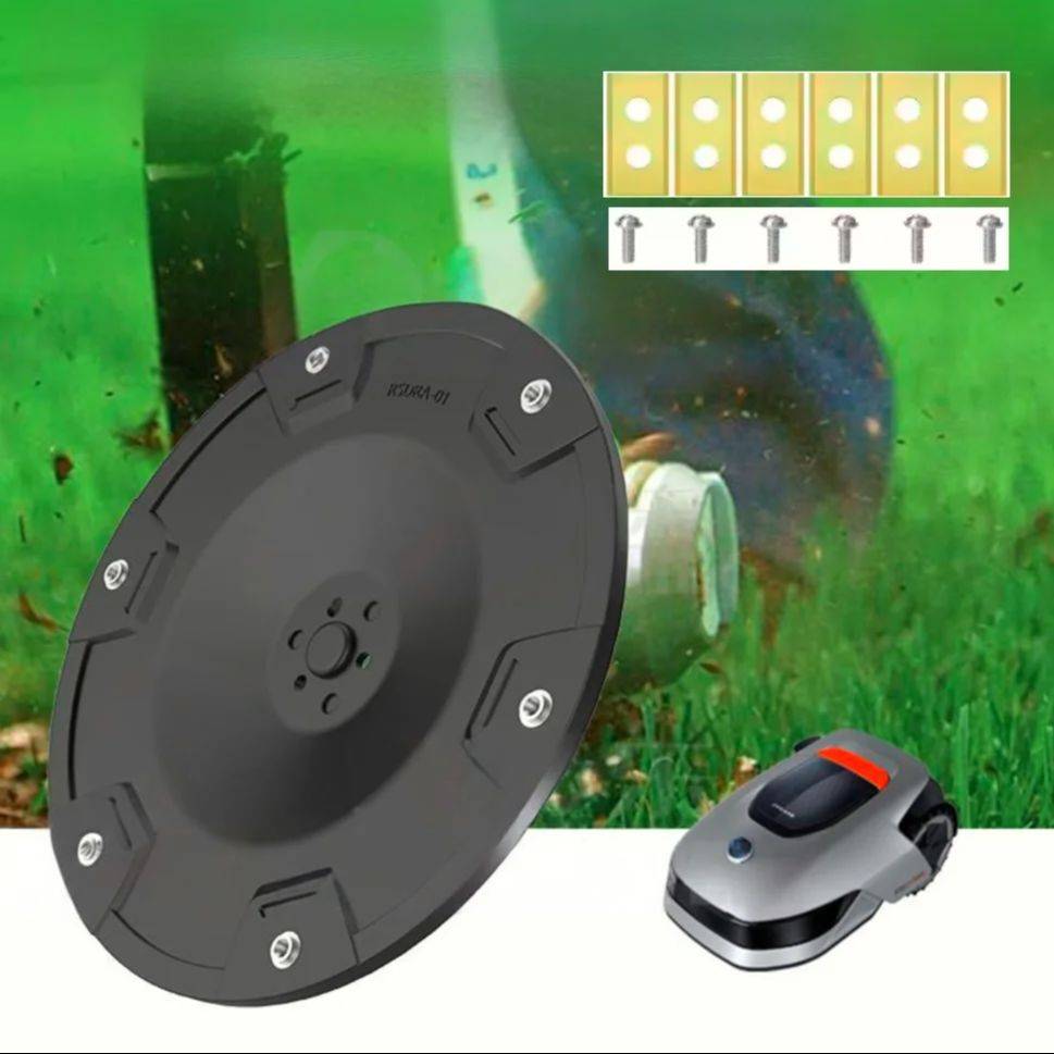 A26F Robotic Lawnmower Tuning Blade Disc RSDRA-01 6-Blade Lawn Mower Plate Compatible with Dreame A1 Mower Accessories