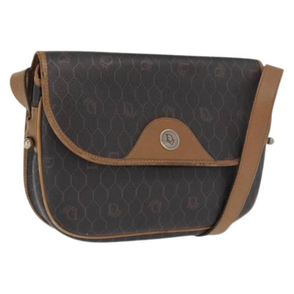 Dior Vintage Pre-owned Vintage Skuldertaske - Vintage - Dame - Brun - ONE SIZE - Uld