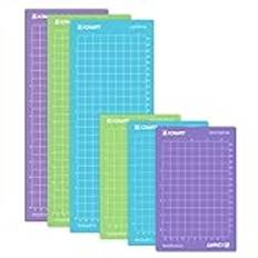 XINART Skärmatta för Cricut Joy tillbehör 4,5 x 12 (30,5 cm x 11,4 cm) 4,5 x 6,5 (16,5 cm x 11,4 cm) Variety Grip ersättning kortmatta kompatibel med Cricut Joy Plotter