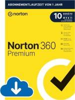 Norton 360 Premium inkl. 75 GB, 10 Geräte - 1 Jahr, Download, Kein Abo