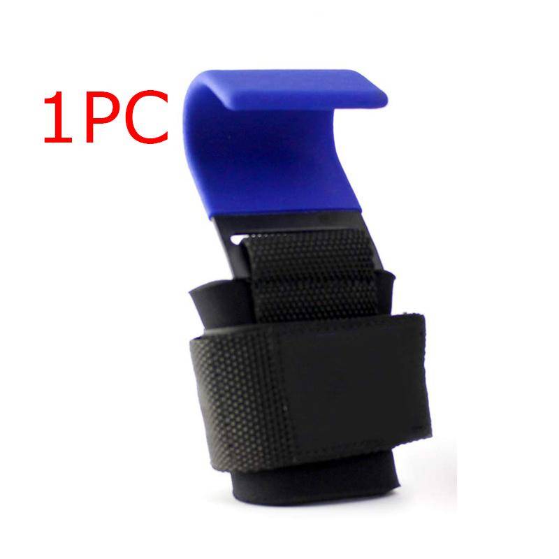 Weight Lifting Hook Grips With Wrist Wraps Hand-Bar Strap Gym Fitness Pull-Ups Power Lifting Gloves