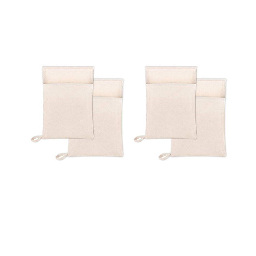 Lewis Ice Bag,Bartender Kit Ice Crusher,Canvas Bag Set for Ice Crushing, Bar Tools Accessory for Home Bartenders 4Pcs