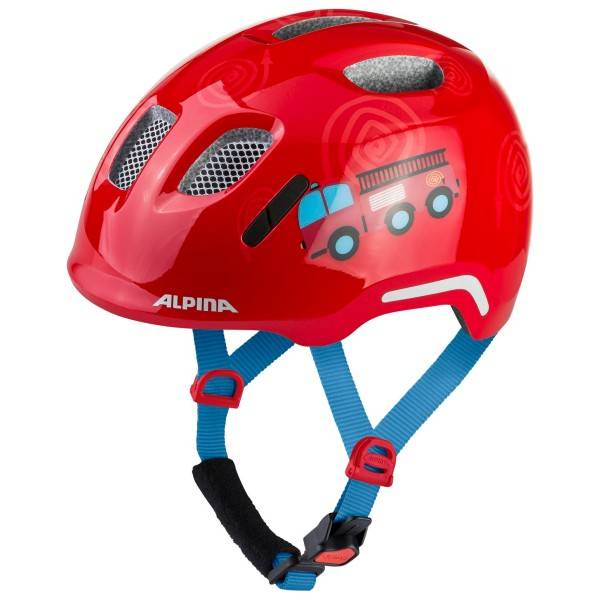 Alpina Kid's Ximo 2 Flash Cykelhjelm Børn størrelse 49-54 cm farve red