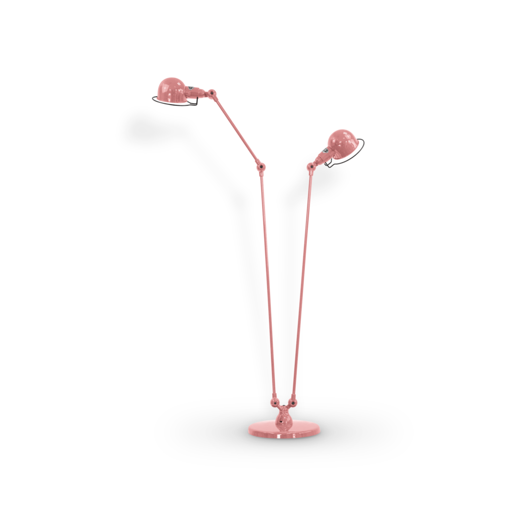 Signal SI8380 gulvlampe fra Jieldé - Old pink / Blank