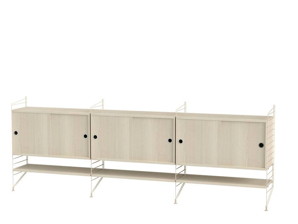 Reol, Living room F fra String Beige - ask - Jacobsen Plus