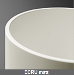 P30 spot 2000 væg/loftspot - mat ecru
