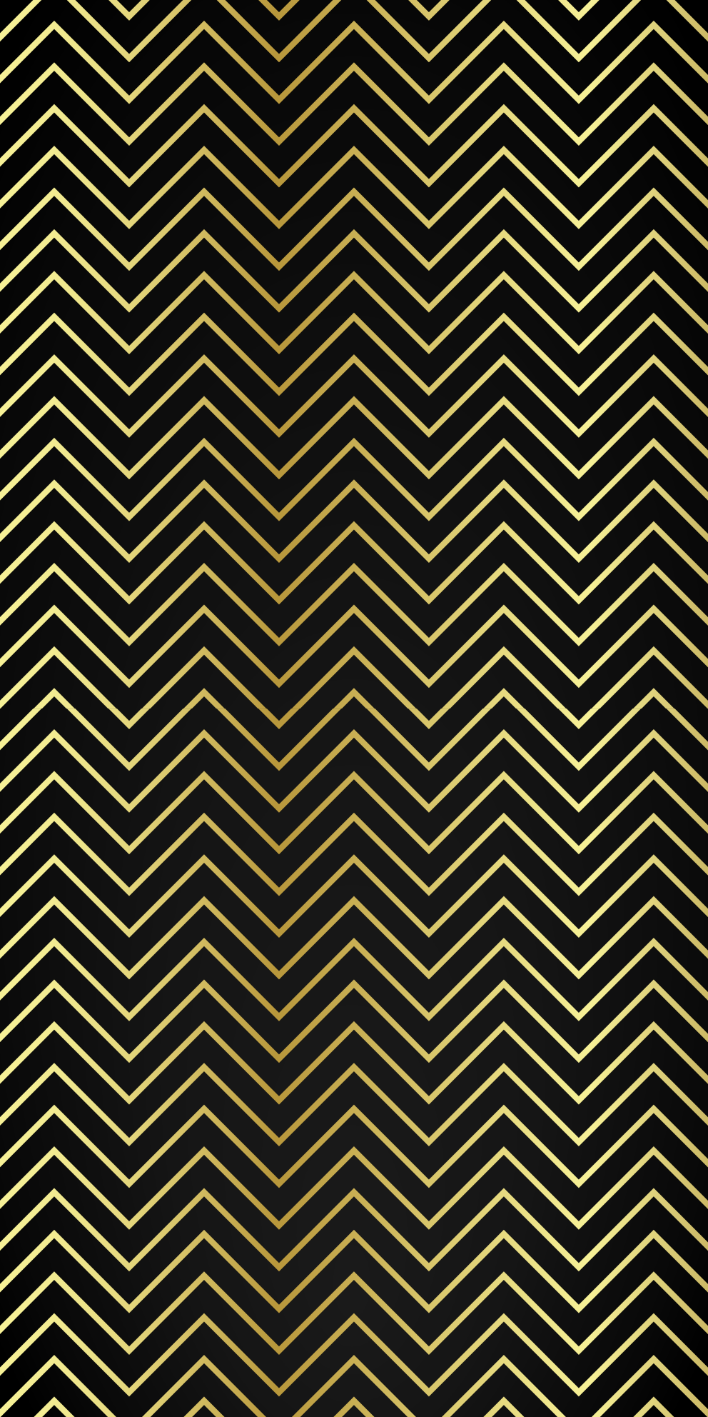 Tapet geometriska former chevron guldmotiv