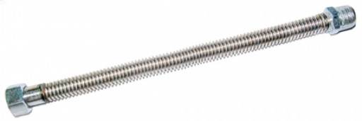 Stål flexslange m. omløber/nippel, 3/4" x 1500 mm