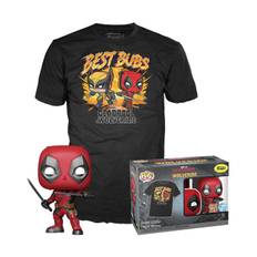 Deadpool och Wolverine Bobble-Head och T-shirt (XL)
