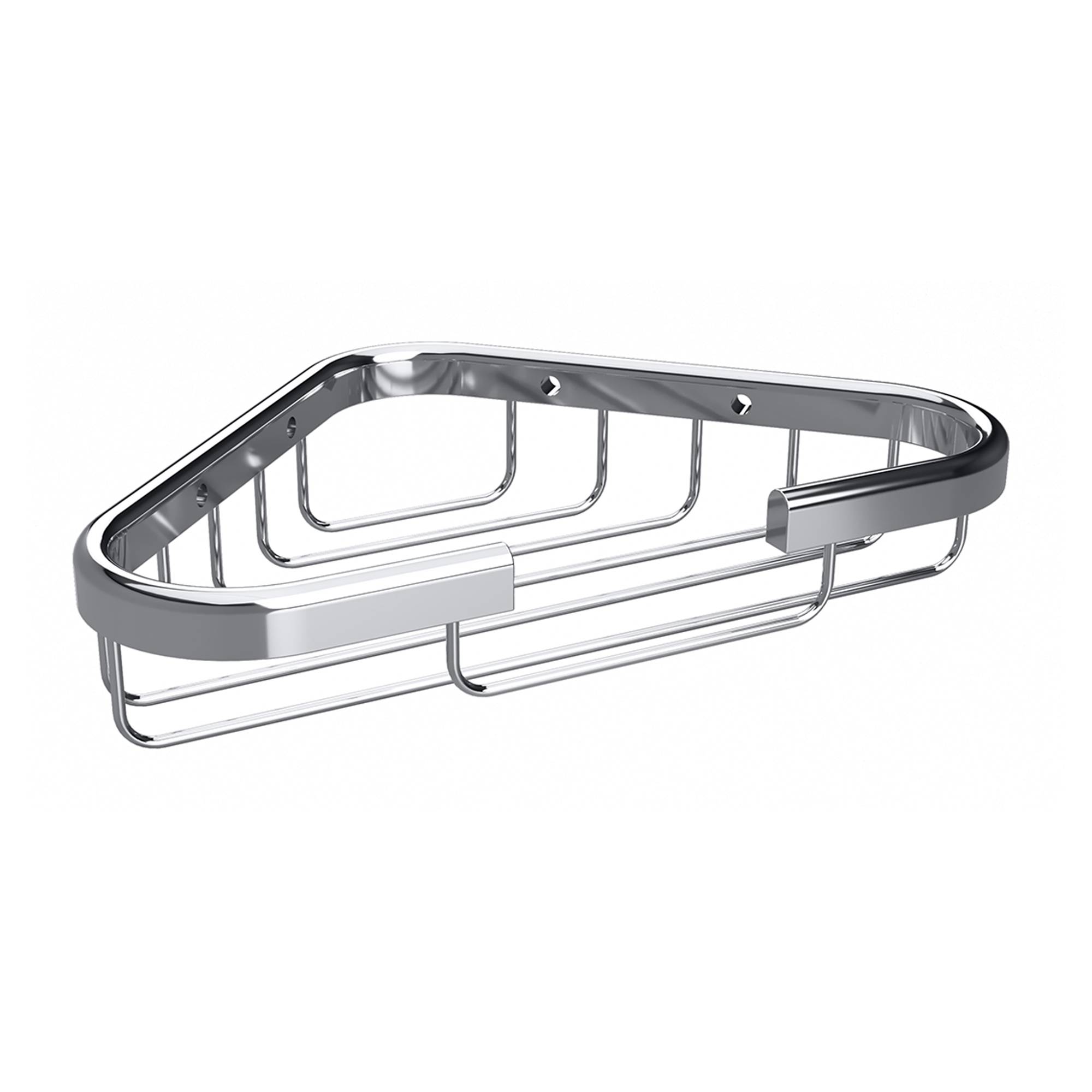 Hörnbadrumshylla Line Krom Blank 18 cm